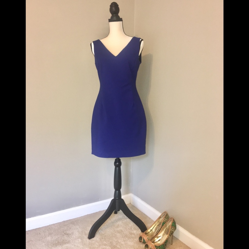 Zara Royal Blue Cocktail Dress